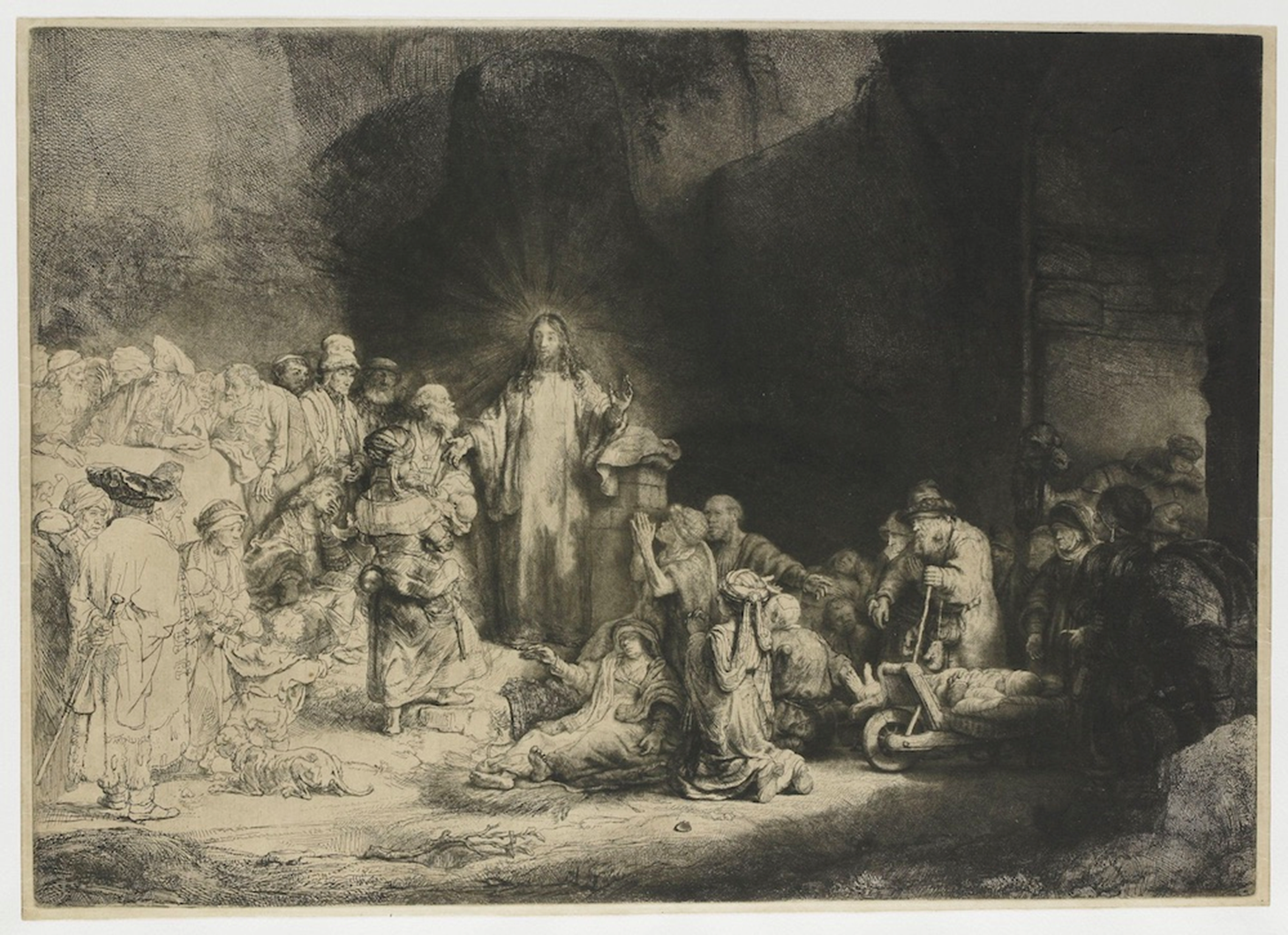 <p><span style="color: rgb(255, 255, 255);"><span>Rembrandt, The Hundred Guilder Print, 1649 (etching &amp; drypoint)</span></span></p>