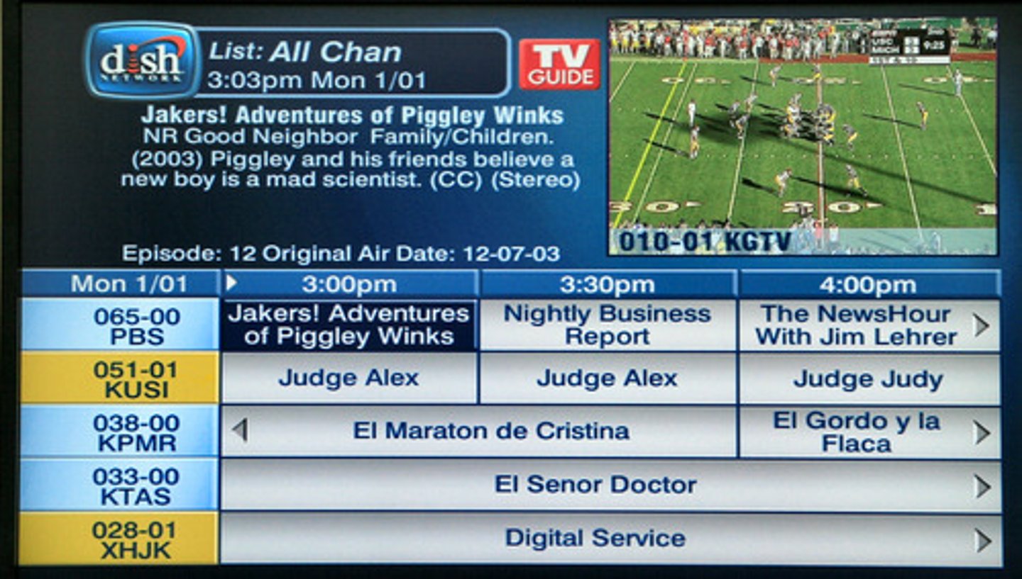<p>TV guide</p>