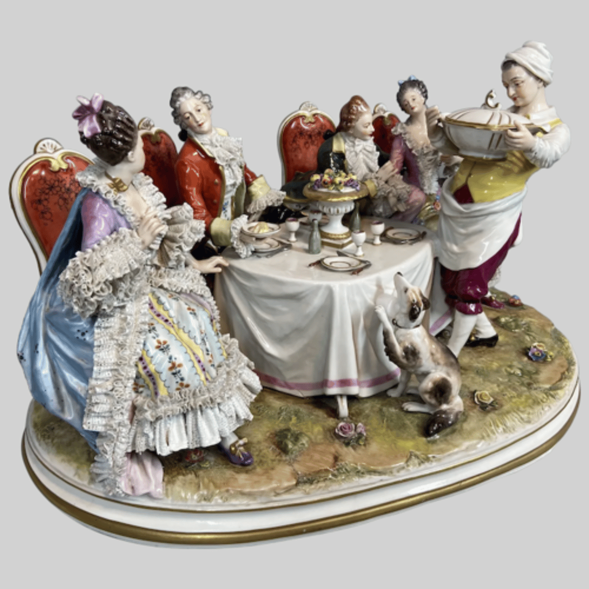 <p>Porcelain manufactory founded by Charles III in Naples. They developed a formular for a distinctive soft-paste porcelain body that is <span class="bgY">characterized by a pronounced creamy color and an unusually glossy clear glaze. </span>It became one of the most outstanding factory for early Italian porcelain.</p>