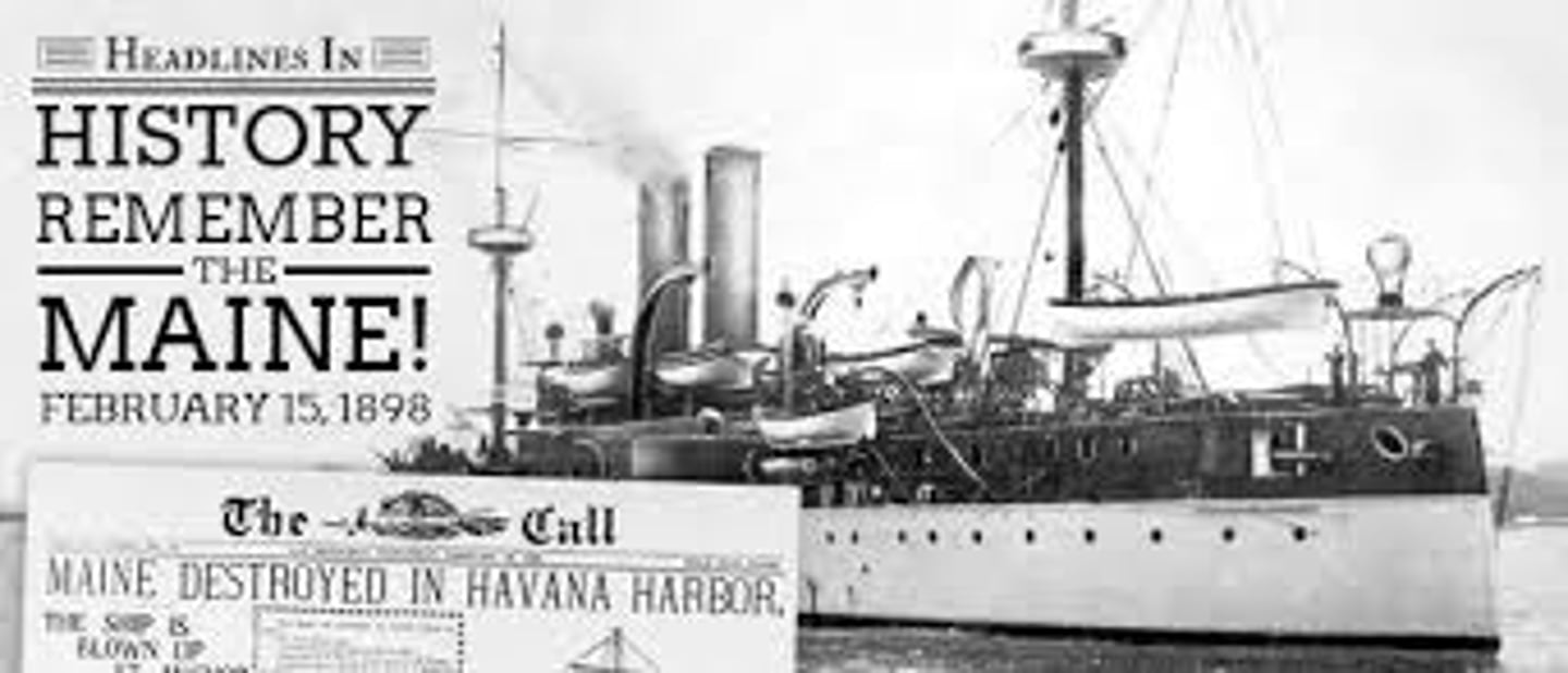 <p>1. Protection of American business interests</p><p>2. American supports of Cuban rebels to gain independence from Spain.</p><p>3. Rising tensions as a result of the sinking of the USS Maine.</p><p>4. Yellow Journalism</p>