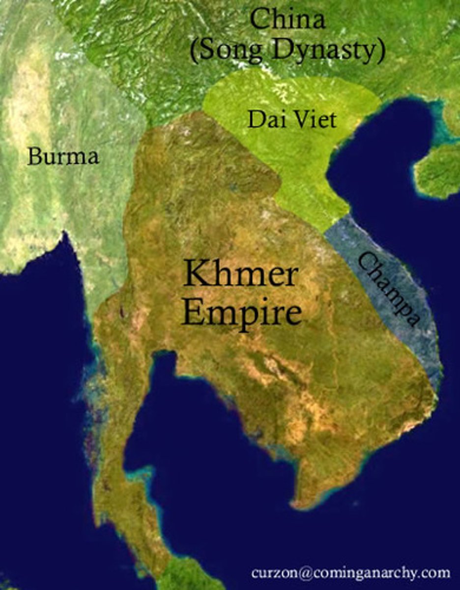 <p>The most powerful and longest-lasting kingdom on the mainland of southwest Asia, centering in what is today Cambodia.</p>