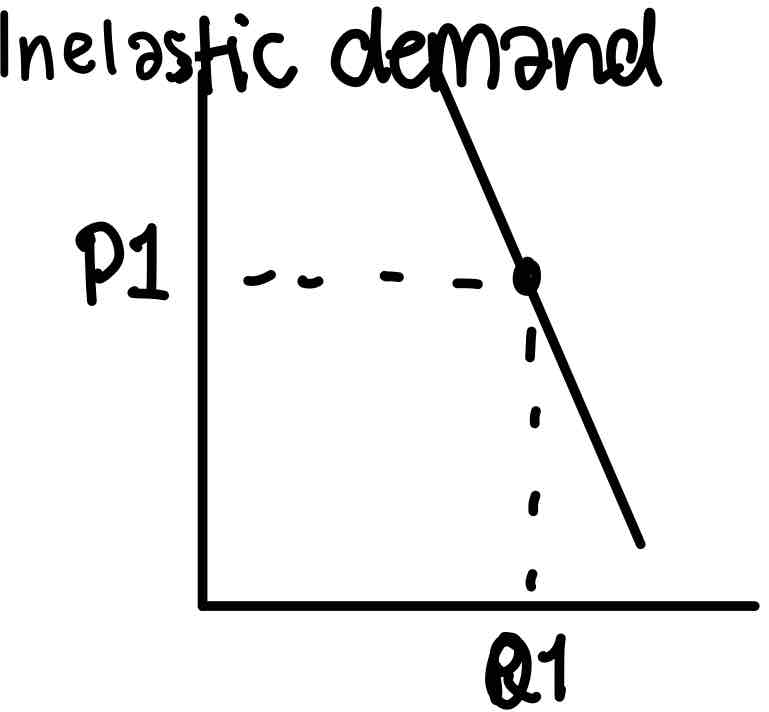 <p>Inelastic demand</p>