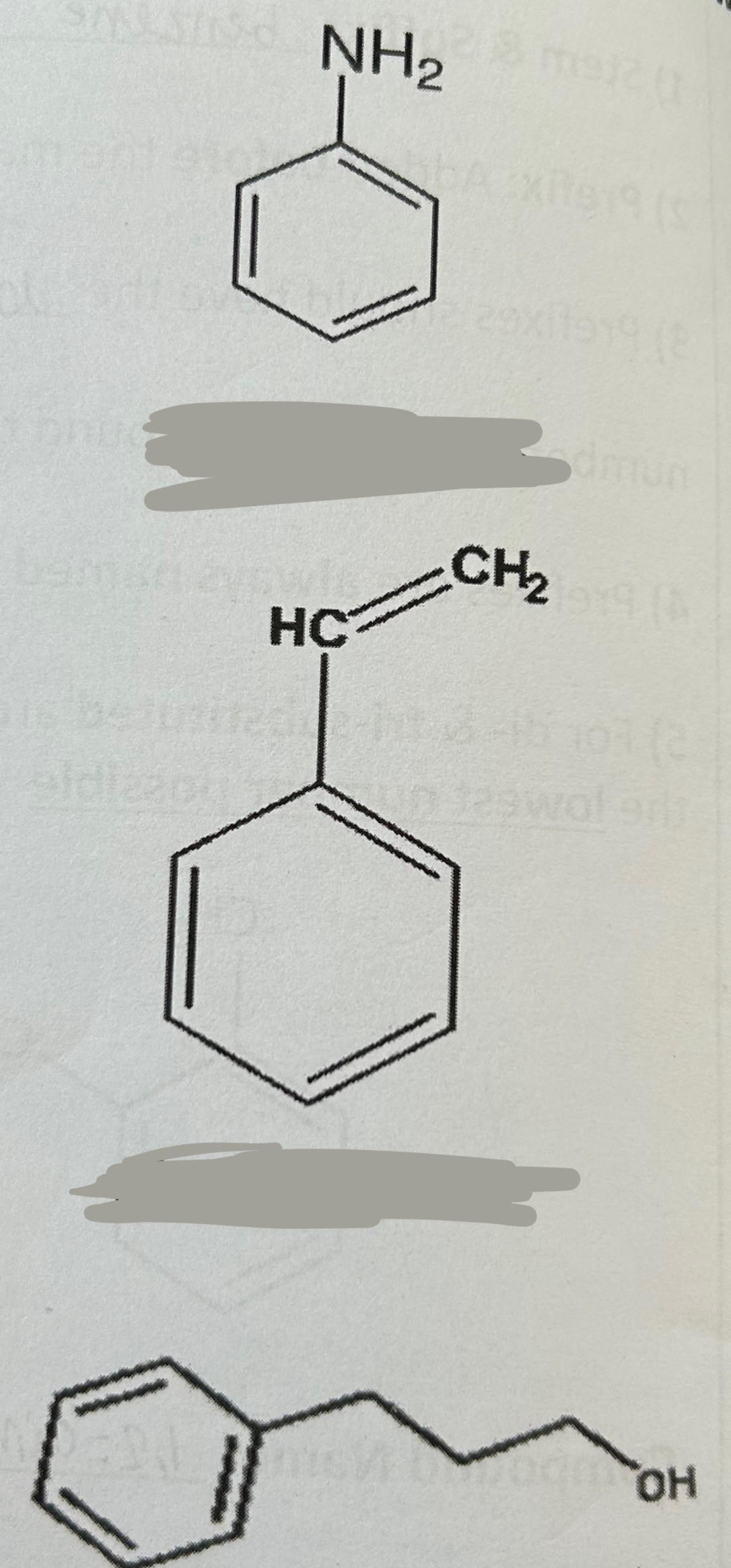 <p>Name these compounds</p>