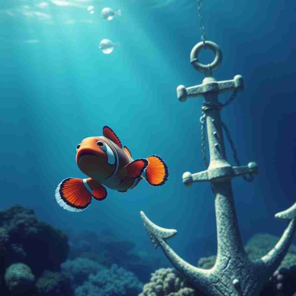 <p>Nemo swims to an anchor.(Nemo)</p>