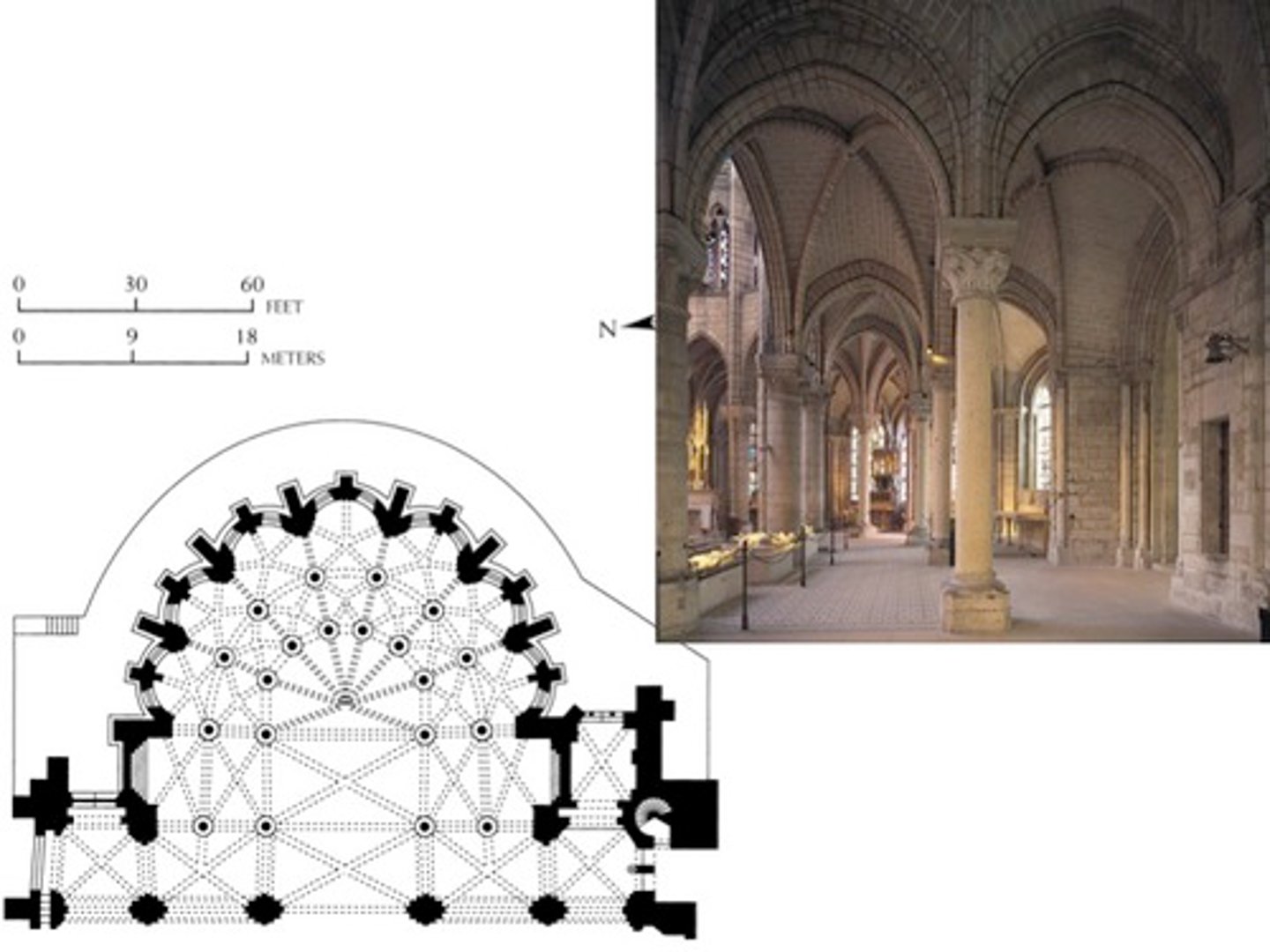 <p>the area of a church or cathedral that provides seating for the clergy</p>