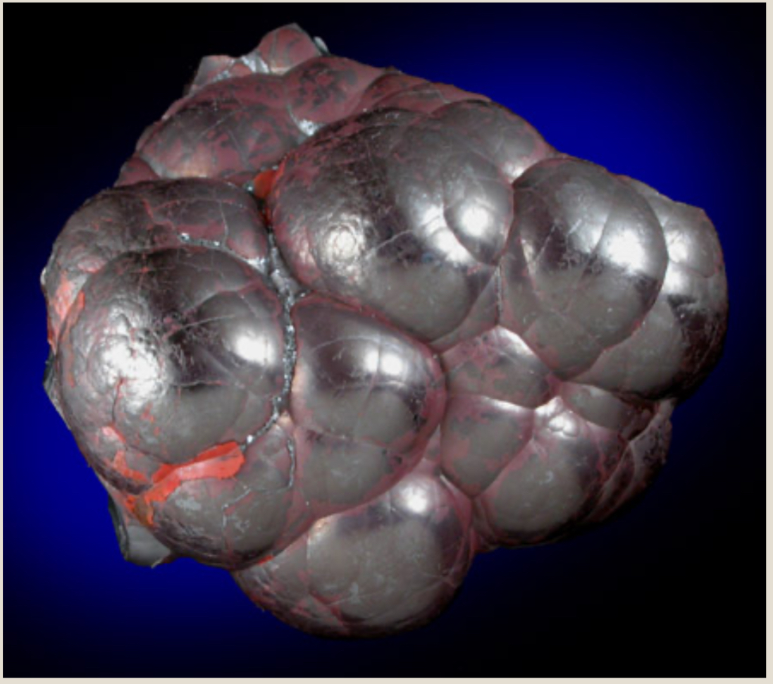 <p>round kidney shaped masses</p>