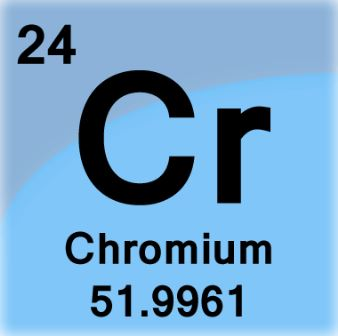 <p>Chromium (Cr)</p>