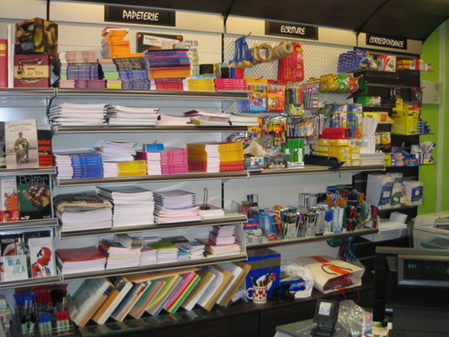 <p>stationary store</p>