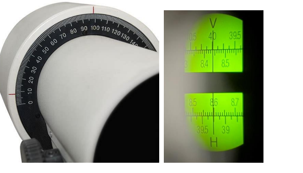 <p>If you saw the following keratometry mires, how would you record the results? 1 mark</p><p></p><p> 8.4@8 and 8.6@100 </p><p> 8.4 x 100 and 8.6 x 10 </p><p> 8.44@98 and 8.6@8 </p><p> 8.44@8 and 8.6@108 </p><p> 40@100 and 86@8 </p><p> 40@98 and 39.75@10</p><p>  8.6@H and 8.44@V</p>