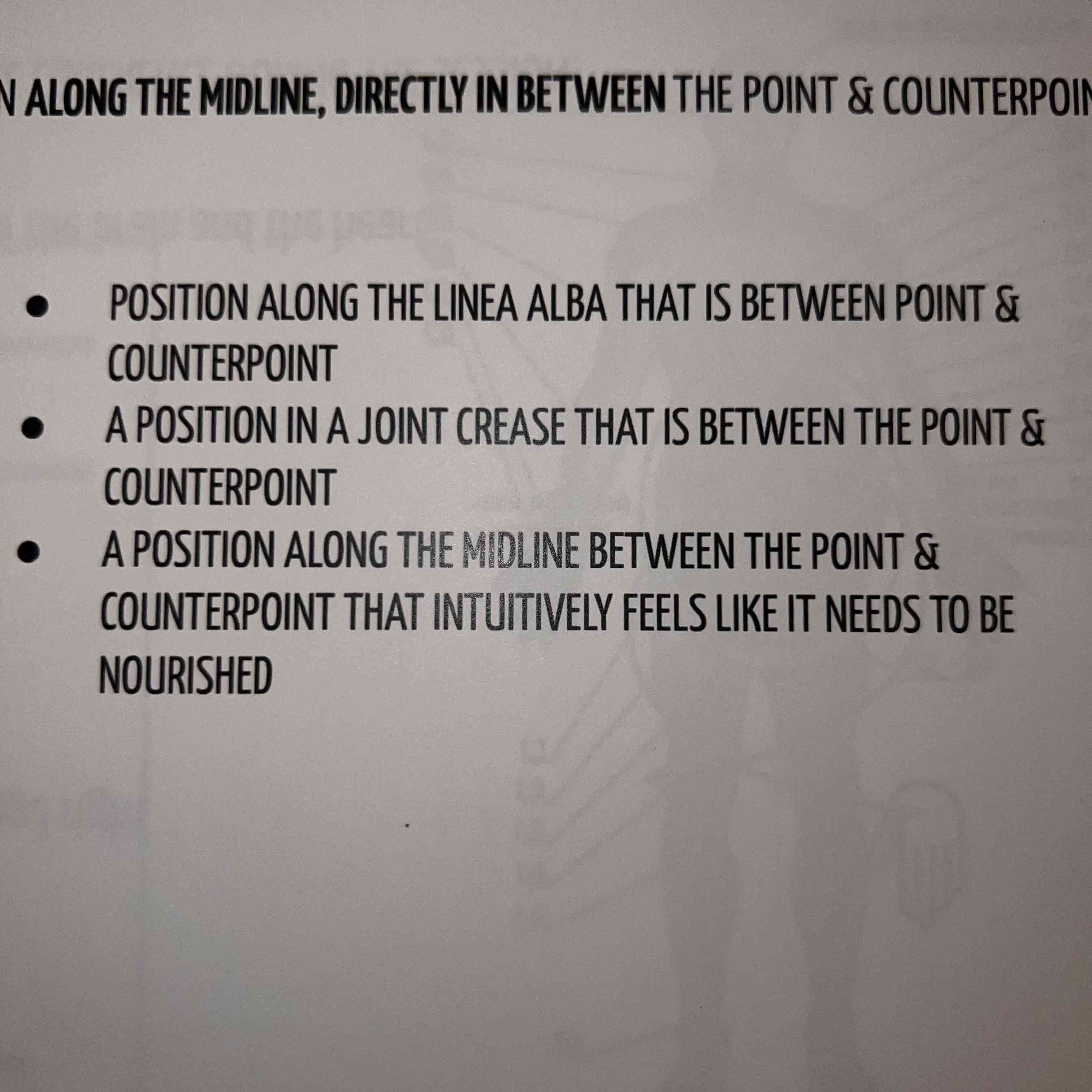 <p>Balance point choices</p>