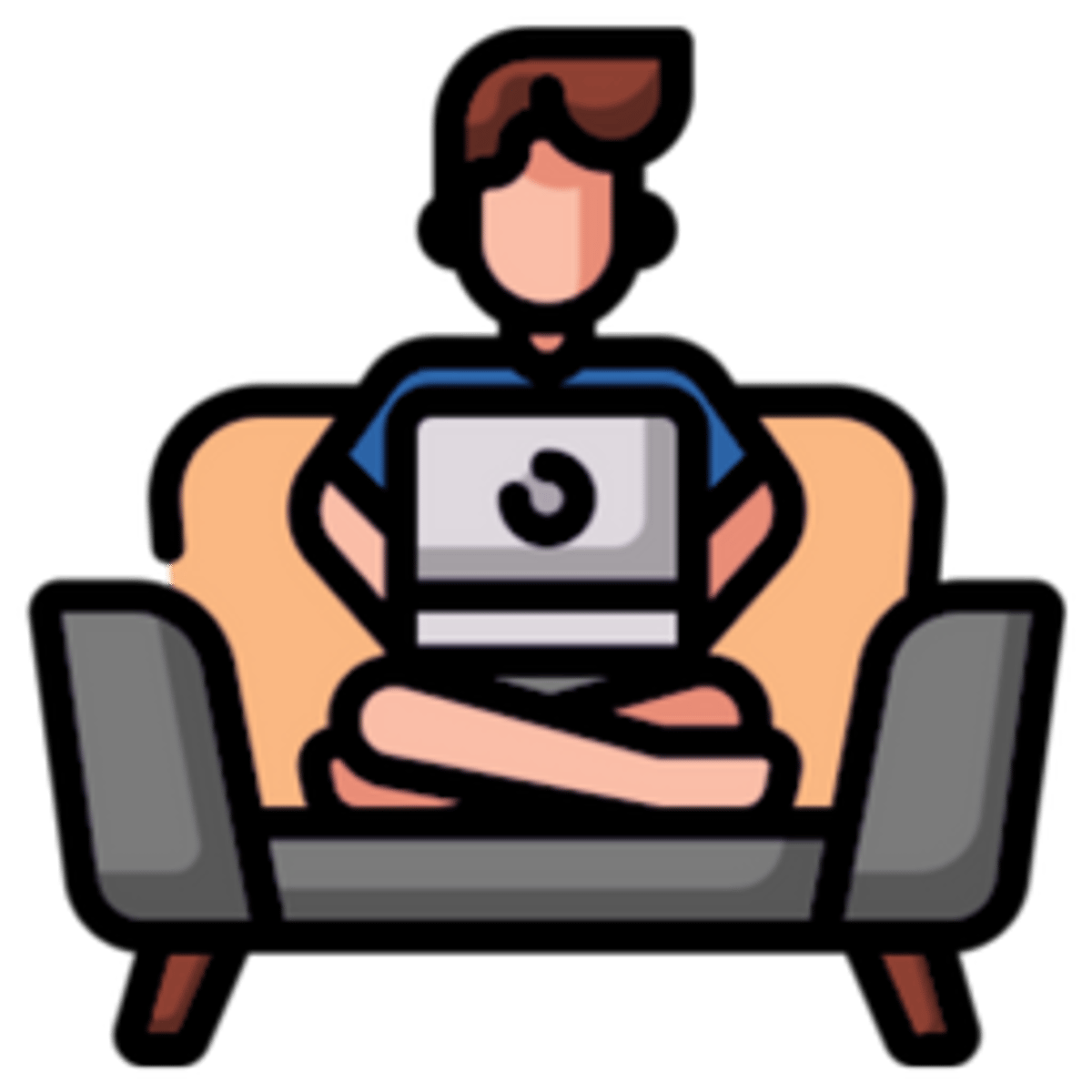 <p>selbstständig</p><p>(Früher war ich selbstständig.)</p><p>(I used to be self-employed.)</p>