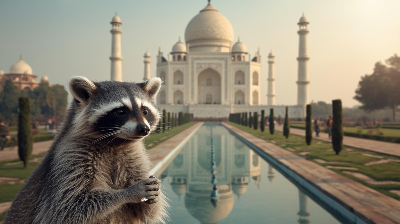 <p>An ivory-white marble mausoleum in Agra, India, built in memory of Mumtaz Mahal by Emperor Shah Jahan, considered a masterpiece of Mughal architecture. </p>