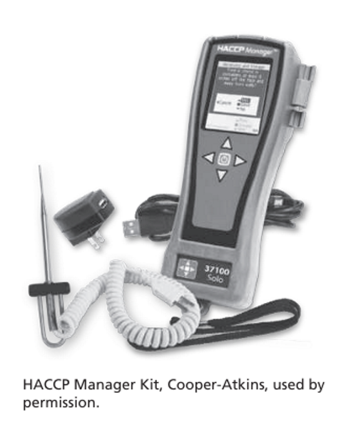 <p><span>&nbsp;</span>is an electronic device for recording and transmitting temperature, time, and location for any food preparation process that requires accurate record keeping</p>