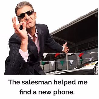 <p><strong><mark data-color="green" style="background-color: green; color: inherit;">a salesman</mark> /ˈseɪlzmən/</strong></p>