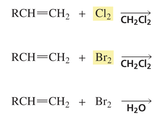 <p>Halogen Addition</p>