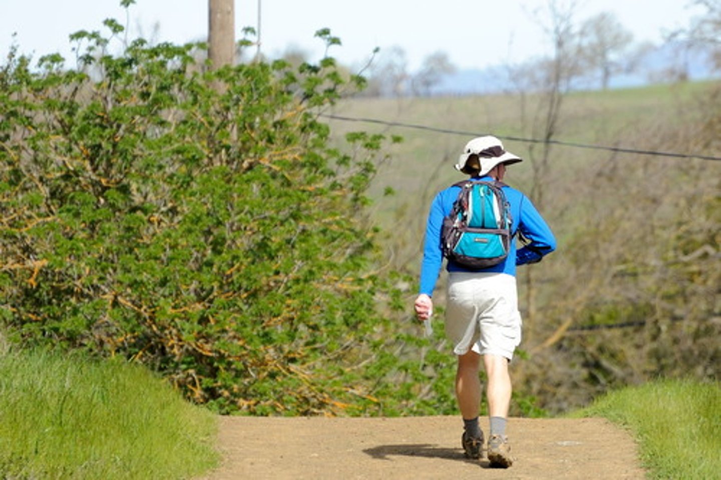 <p>to take a walk/hike</p>