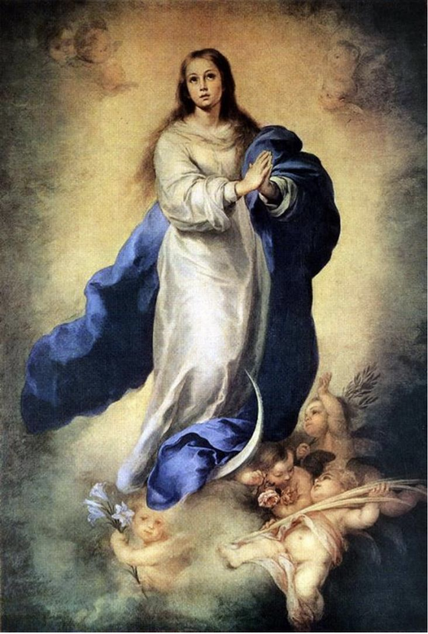 <ul><li><p><span><strong>Key Features</strong>:<br><br></span></p><ul><li><p><span>Depicts the Virgin Mary in a heavenly scene, symbolizing purity and divine grace.<br><br></span></p></li><li><p><span>Murillo’s soft, glowing light gives the painting a heavenly, idealized quality.<br><br></span></p></li></ul></li><li><p><span><strong>Memorable Fact</strong>: This is one of Murillo's most famous works, exemplifying his skill in portraying sacred subjects with tenderness and beauty.<br><br></span></p></li></ul><p></p>