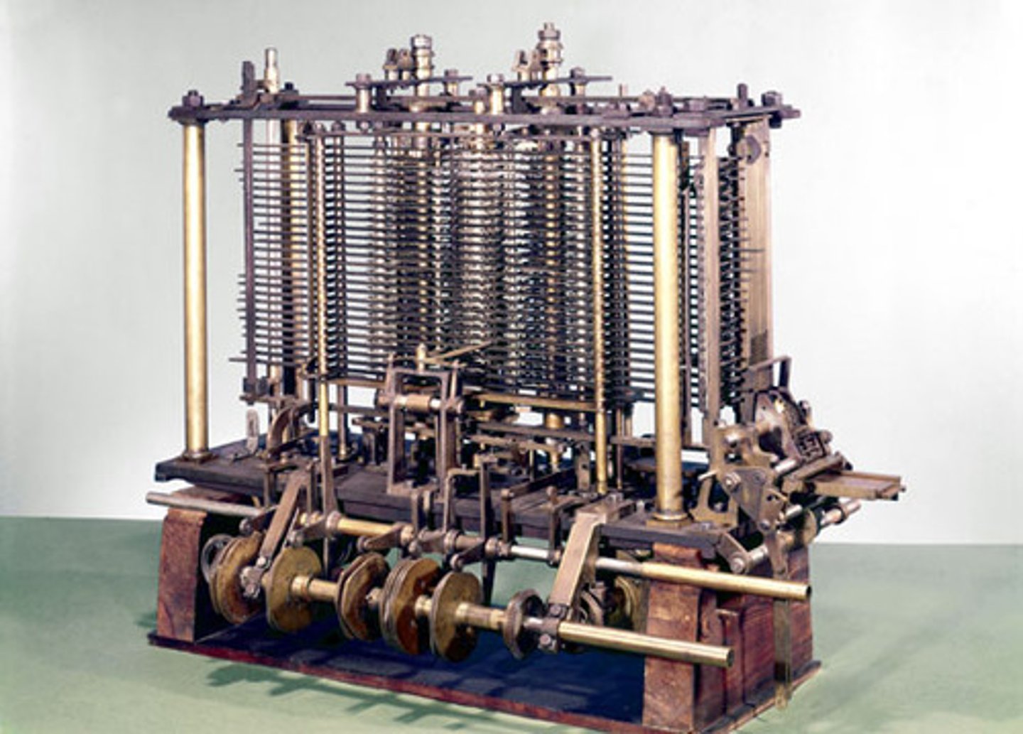 <p>was invented by Charles Babbage as the first calculator</p>