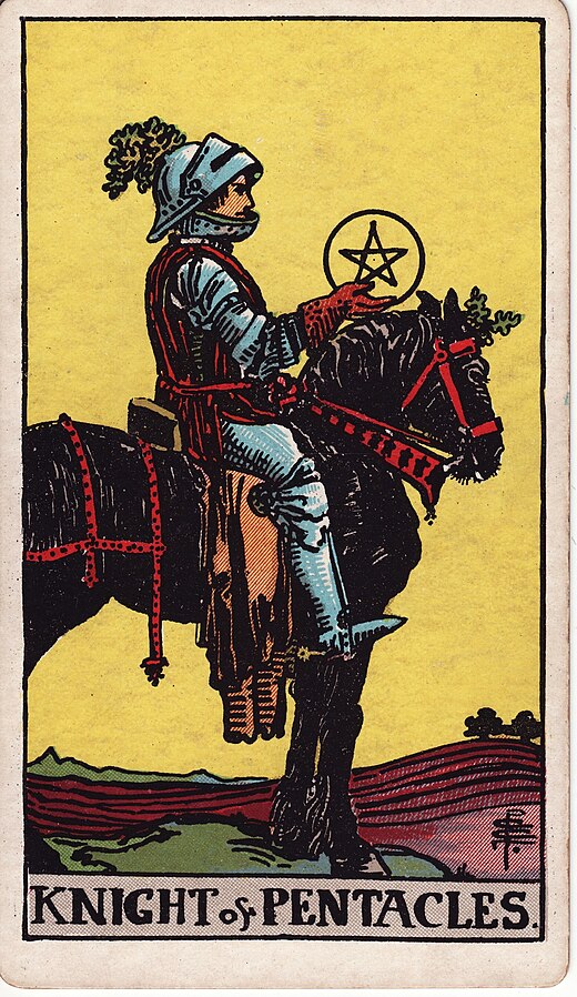 <p>Knight of Pentacles</p>