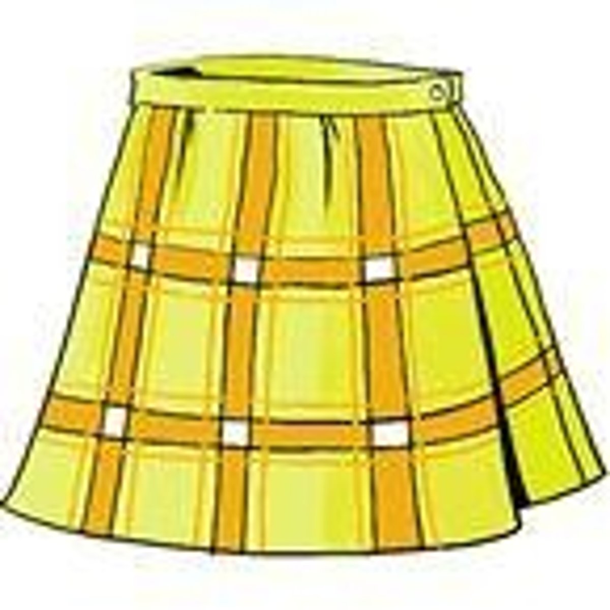<p>The skirt</p>