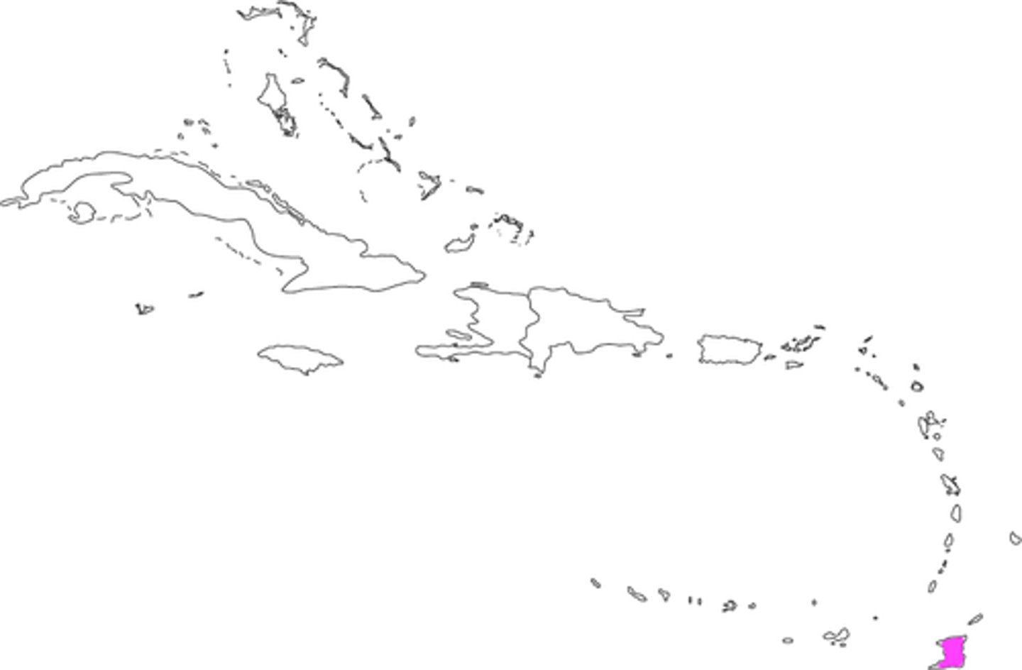 <p>25 Caribbean Map</p>