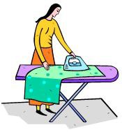to iron the clothes
