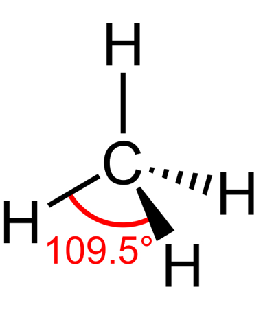 <p>bond angle = 109.5, has 4 bonding pairs</p><p>example = methane</p>