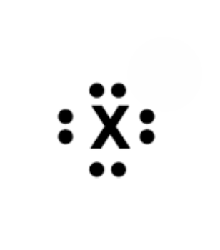 <p>X - Four Lone Pairs</p>