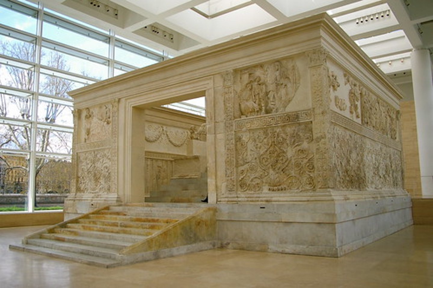 <p>-Augustan expansion with mausoleum, ara pacis</p><p>-Obelisk at meridian line</p><p>-3rd + 2nd C BCE</p>