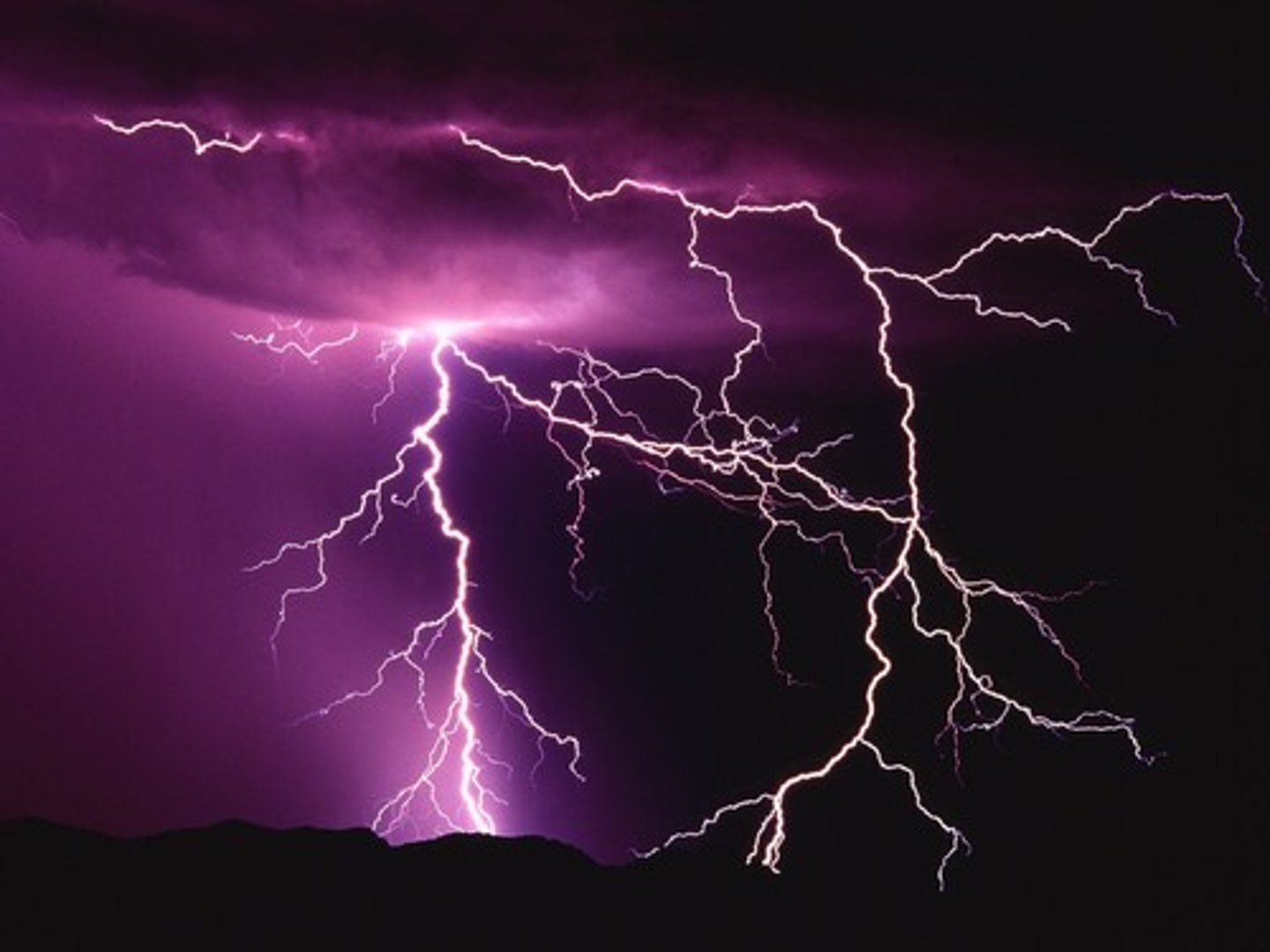 <p>(n) a storm with bolts of lightning</p>