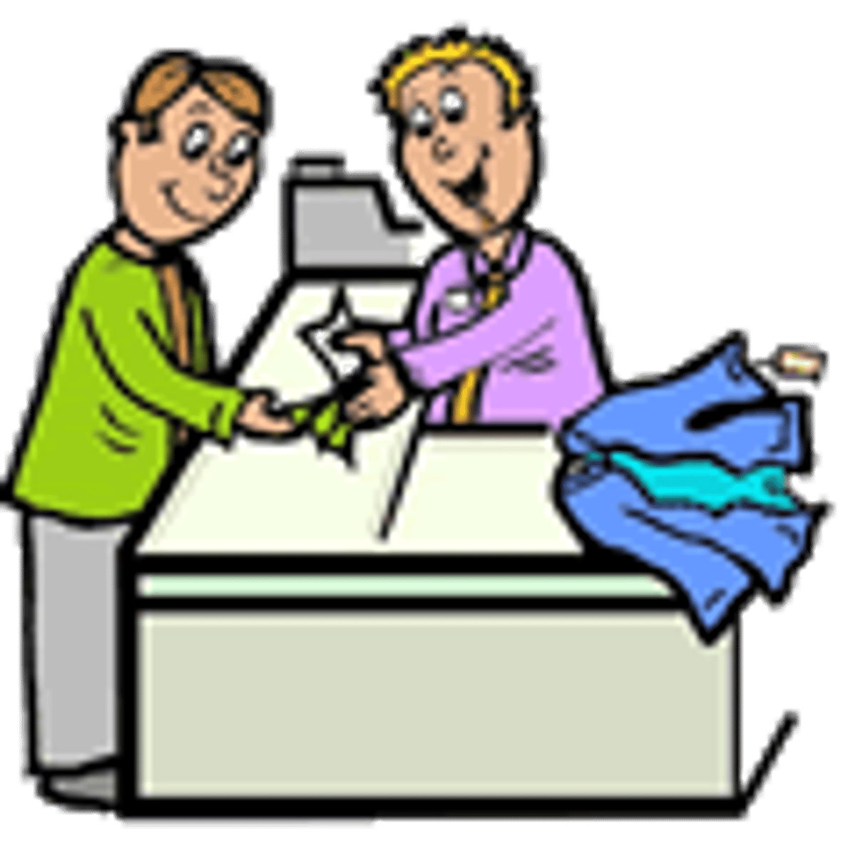 <p>(something to a shop) To return an item to a store because it is faulty or unwanted.</p>