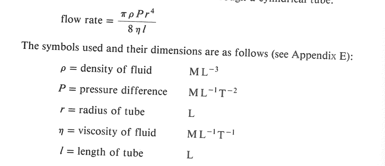 <p>Simplifies to just mass of fluid per unit of time, or M/T</p>