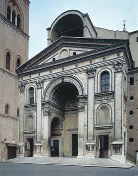 <p>1470 (Early Renaissance)<br>Made w/ brick<br>Mantua, Italy</p>