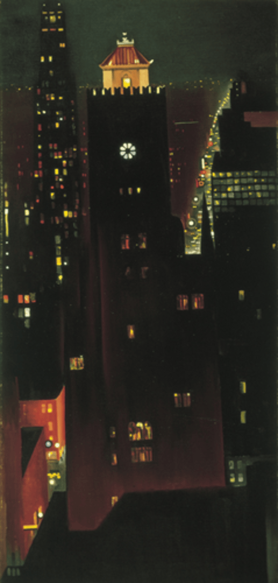 <p>Georgia O’Keeffe, Night, 1929, oil o/canvas</p>
