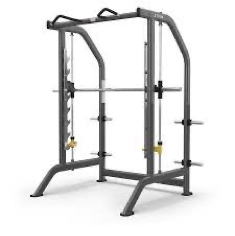 <p>Machine providing constant resistance; movement of weights is limited to a straight path (Smith machine)</p>