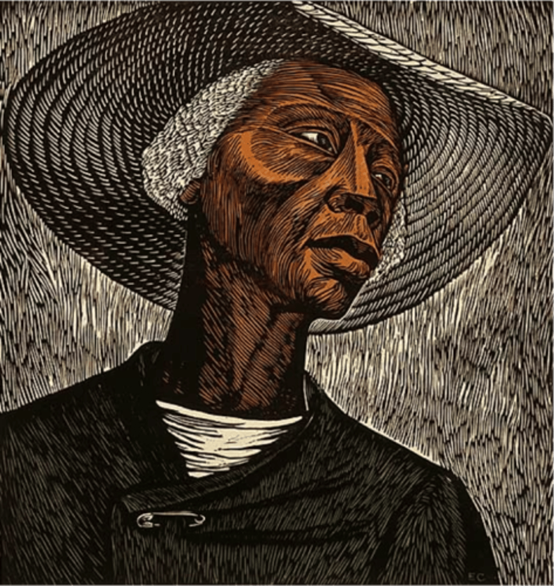 <p>celebrates black women's contributions as field laborers, domestic workers, etc.</p>