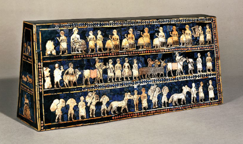 <p>*Standard of Ur from the Royal Tombs at Ur</p>