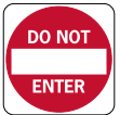 <p>Do not enter sign</p>