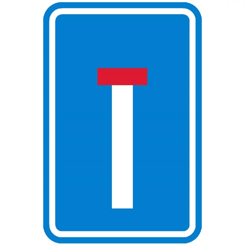 <p><span>doodlopende straat</span></p>