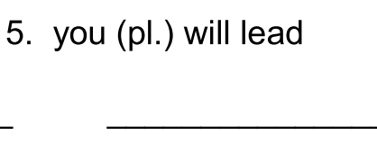 <p>II. Translate into Latin. (15 pts.)</p>