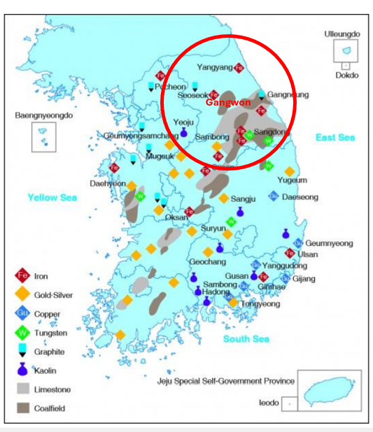<p>Gangwon, Chungbuk</p>