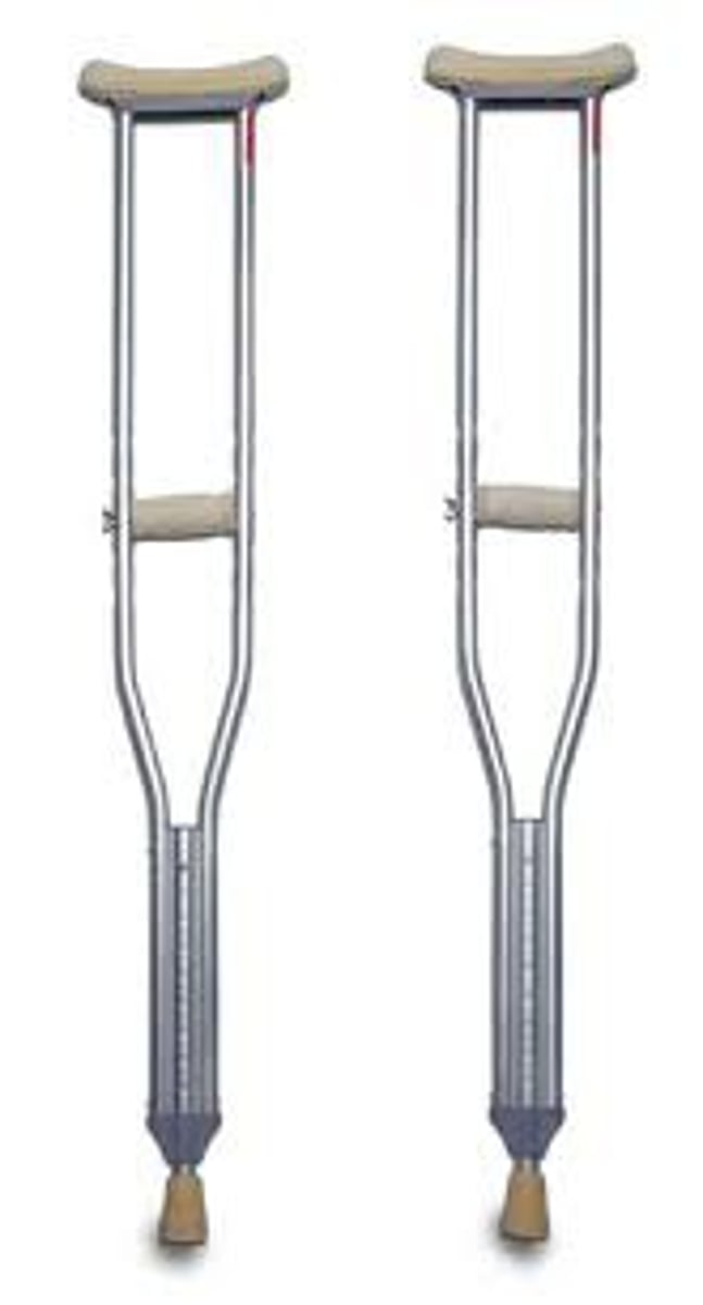<p>crutches</p>