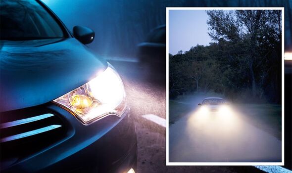 <p>At <strong>all times while driving at night</strong>.</p>