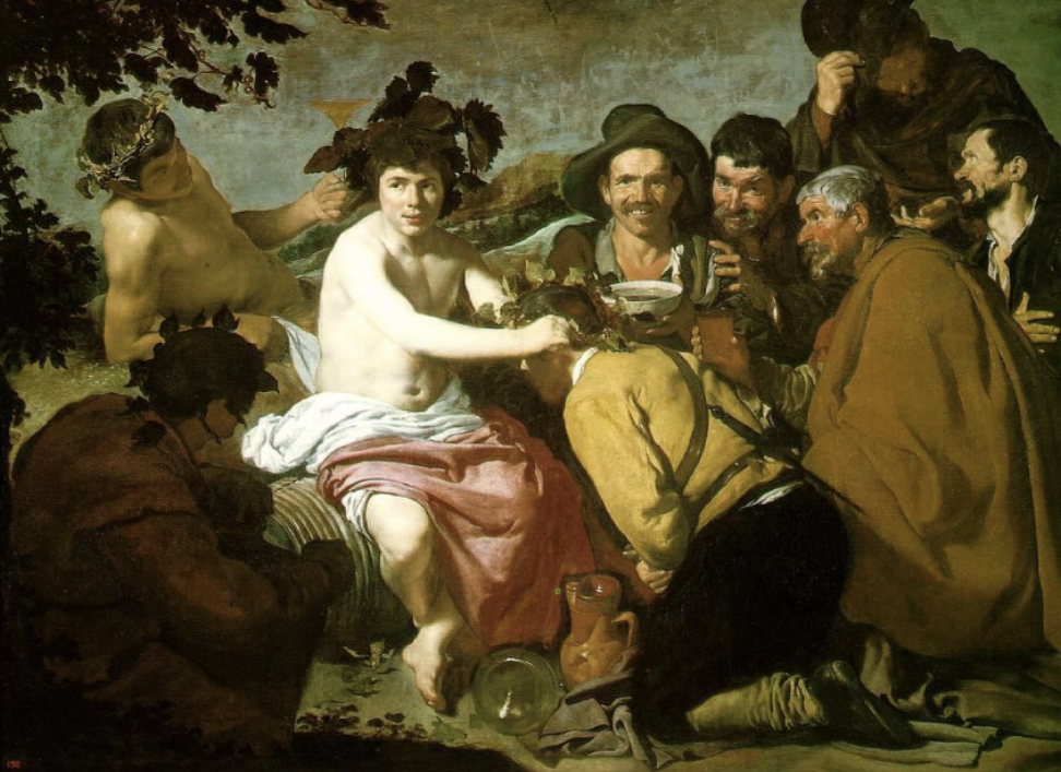 <p>Diego Velázquez, Los Borrachos (The Drunkards), c. 1628–29</p>