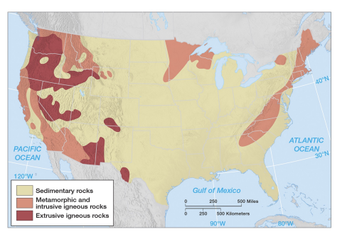 <p><strong>surface rocks on earth</strong></p>
