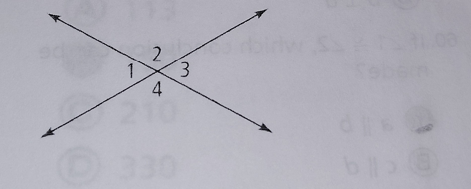 <p>The statement “Angles 1 is congruent to 3” is justified by the____?</p>