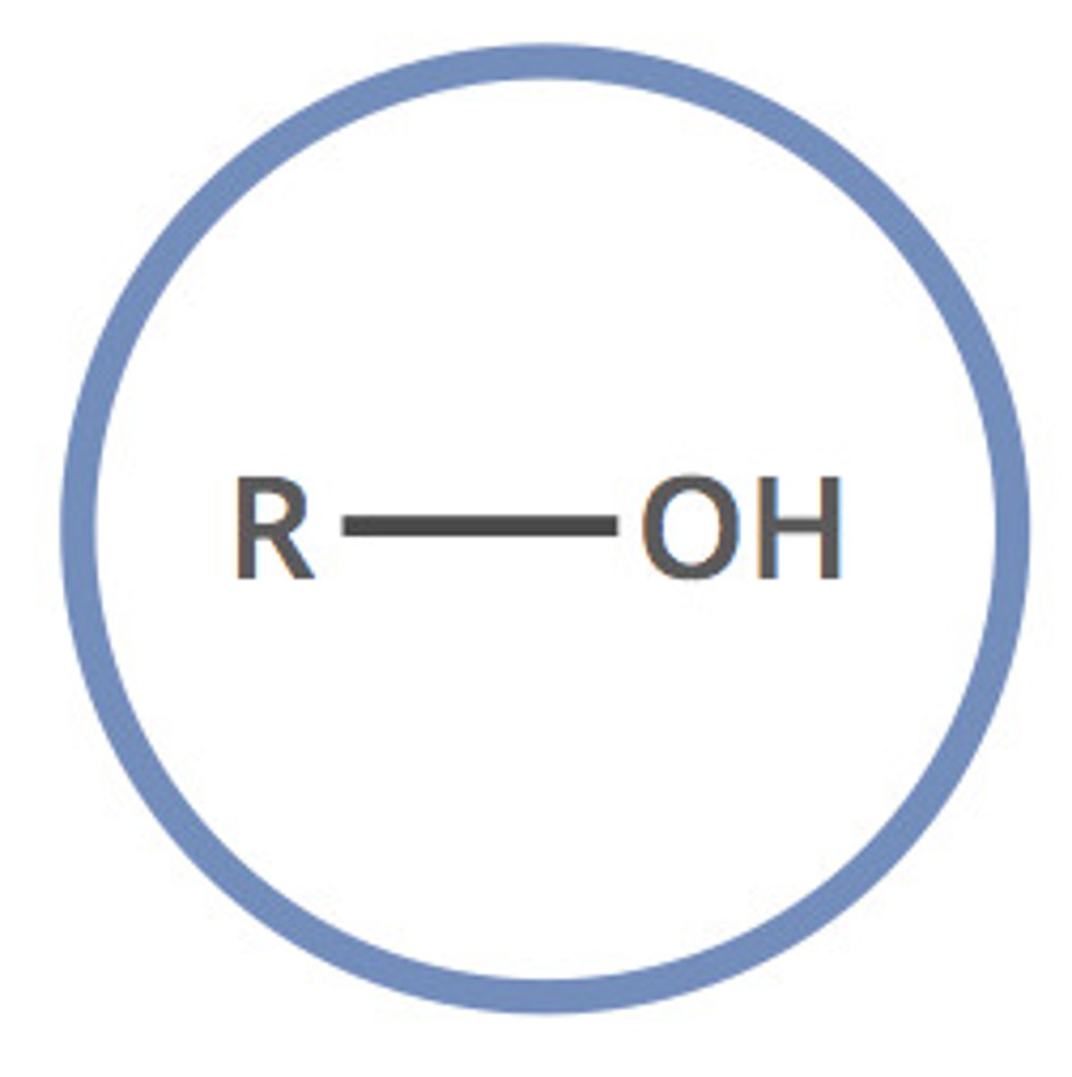 <p>when a hydroxyl group (-OH) is attached to a carbon chain.</p><p>to name: drop -e at end of parent chain and add (-ol), might need an address</p>