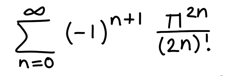 <p>Find the sum of the series</p>
