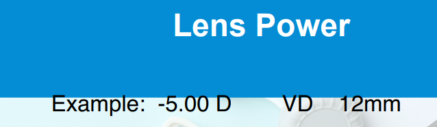 <p><strong>Solve for the Lens Power</strong></p><p></p>