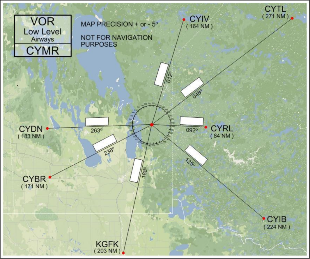 <p>Label all routes from the low level VOR chart</p>